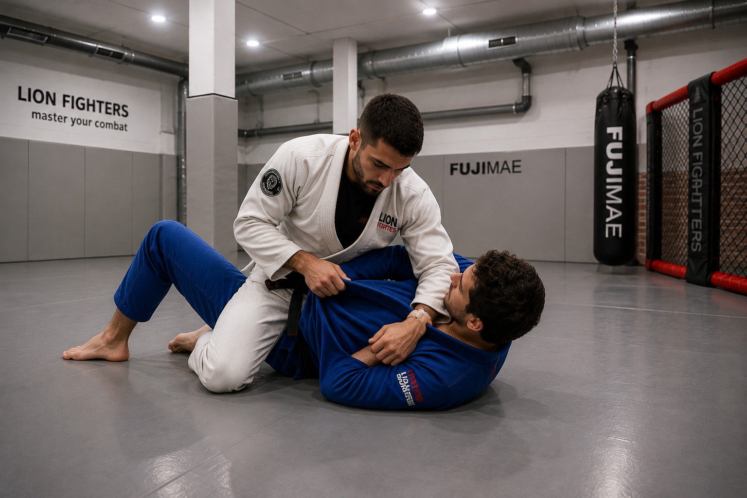 Entrenamiento de Brazilian Jiu-Jitsu BJJ en Lion Fighters