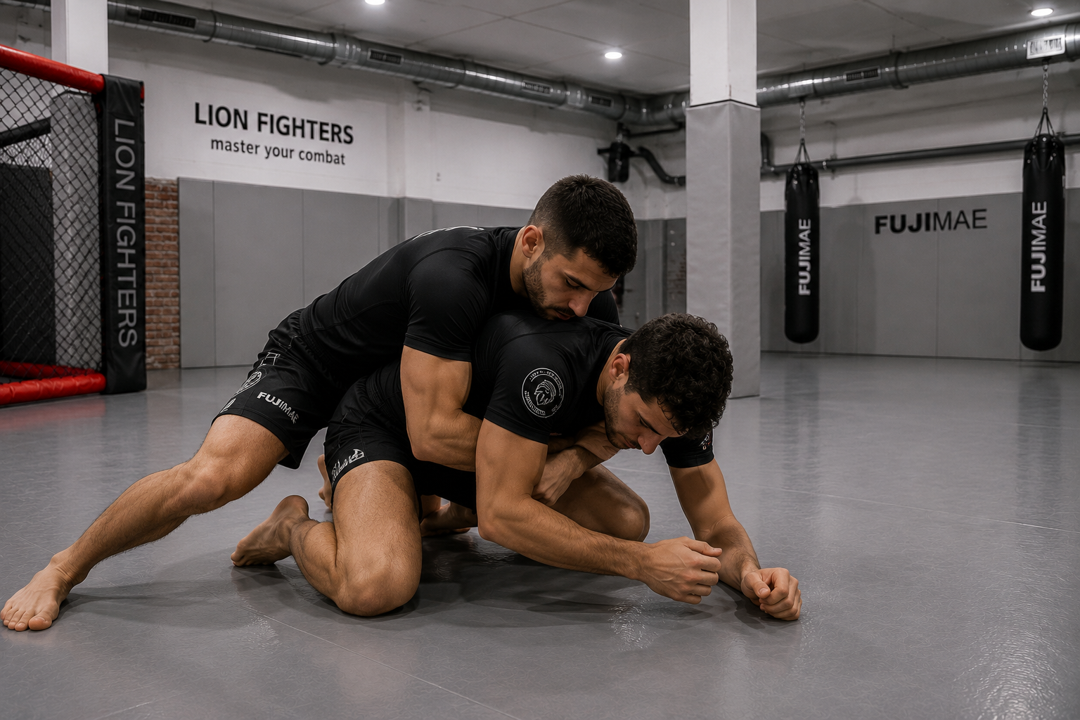 Entrenamiento de Grappling en Lion Fighters