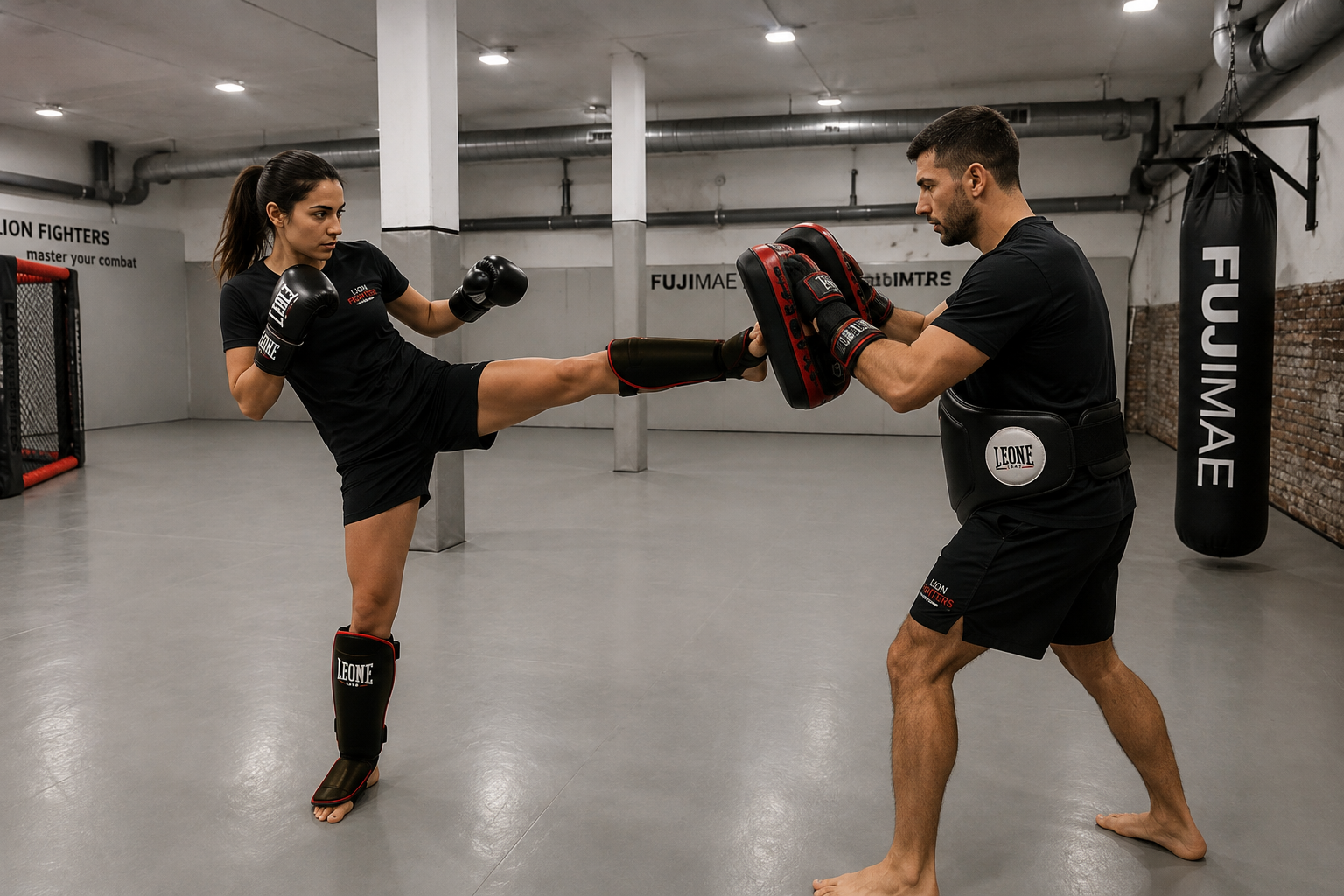 Entrenamiento de Kick Boxing en Lion Fighters